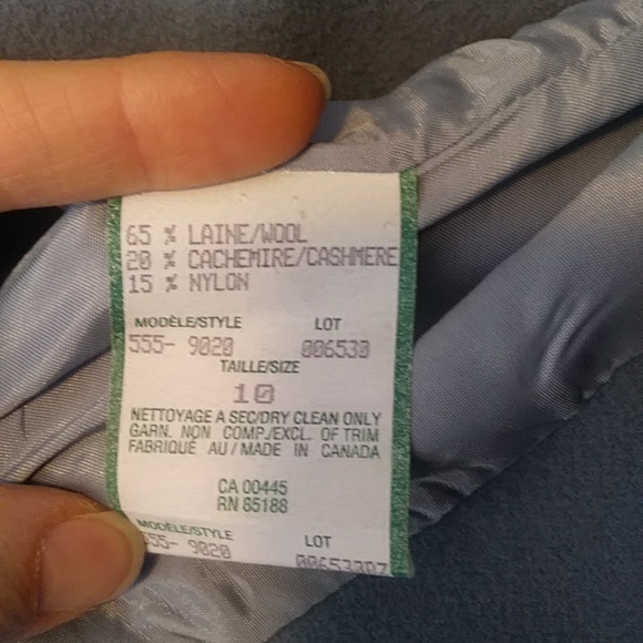 Louben Wool Cashmere Blazer in Steel Blue - Picture 6 of 8